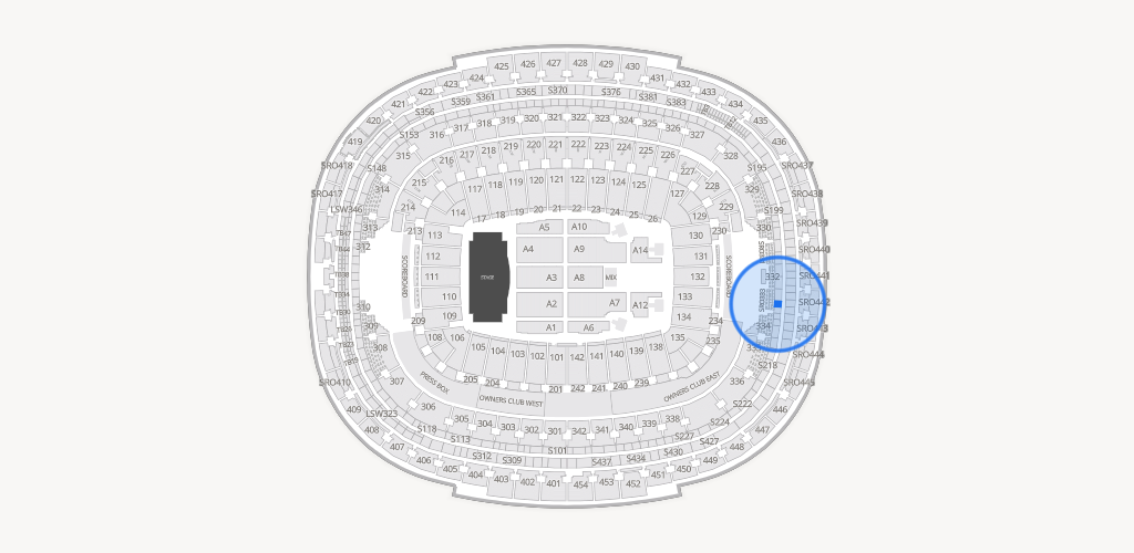 Northwest Stadium Seating Chart