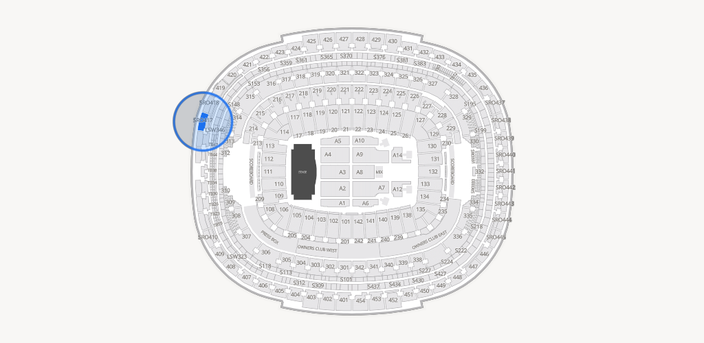 Northwest Stadium Seating Chart