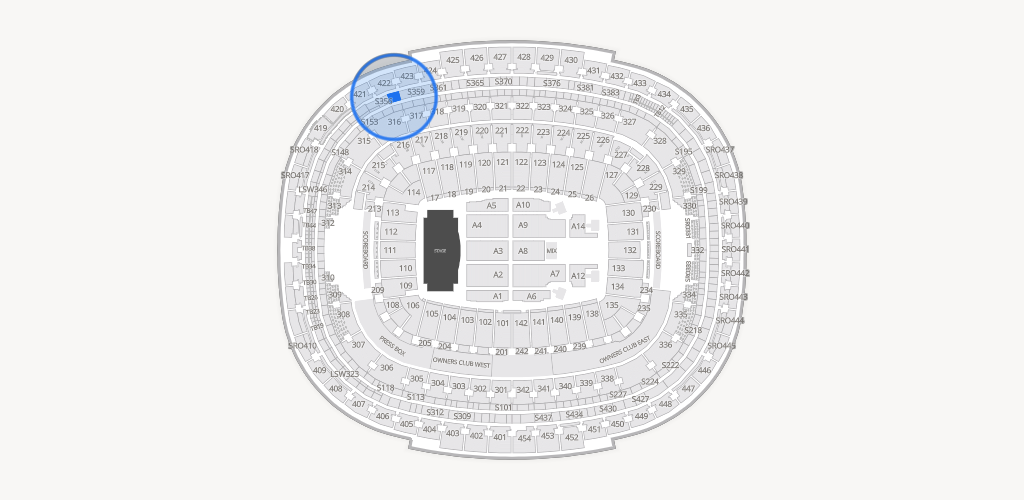 Northwest Stadium Seating Chart