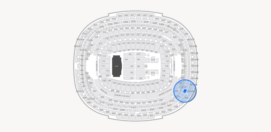 Northwest Stadium Seating Chart