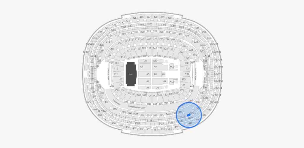 Northwest Stadium Seating Chart