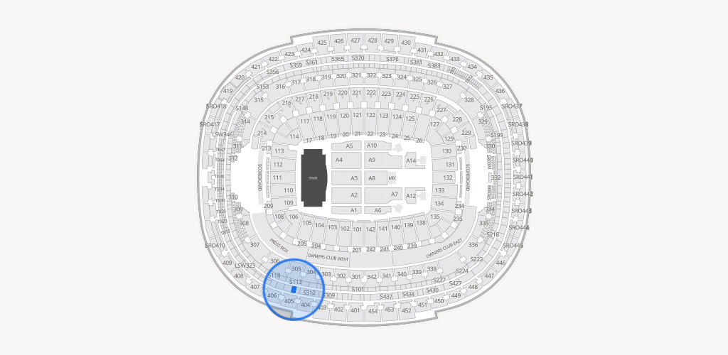 Northwest Stadium Seating Chart