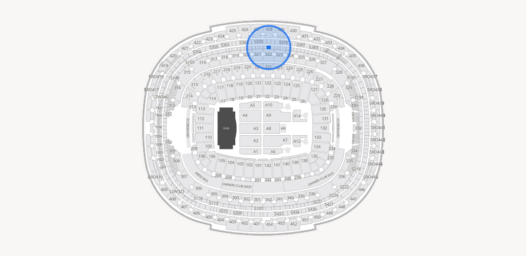 Northwest Stadium Seating Chart