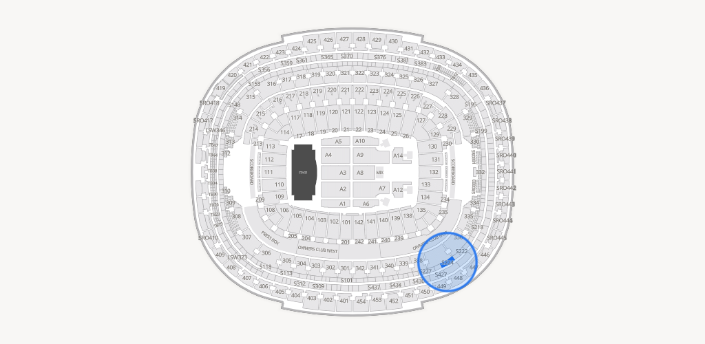 Northwest Stadium Seating Chart