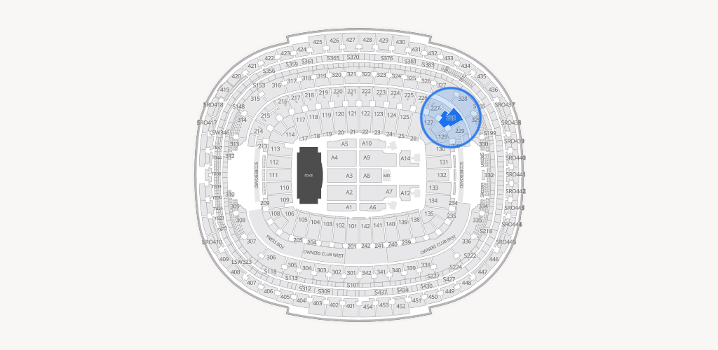 Northwest Stadium Seating Chart