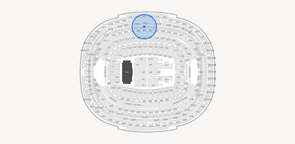 Northwest Stadium Seating Chart