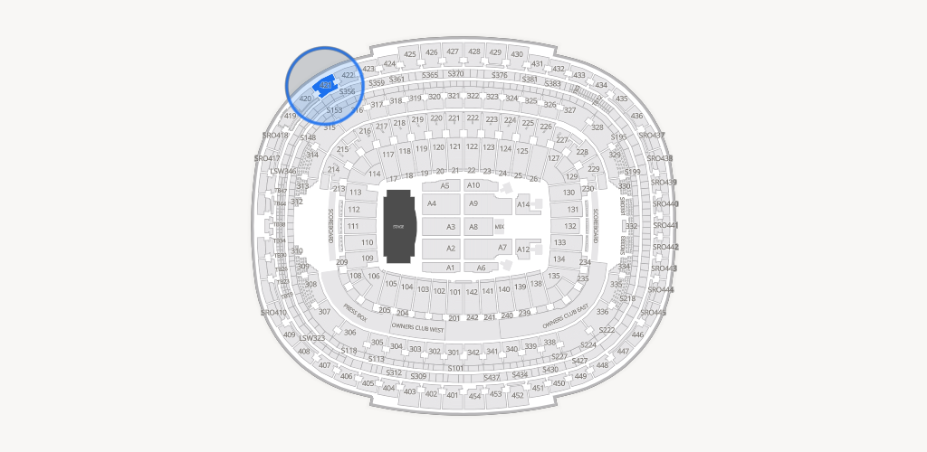 Northwest Stadium Seating Chart
