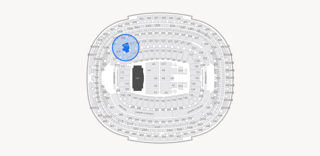 Northwest Stadium Seating Chart