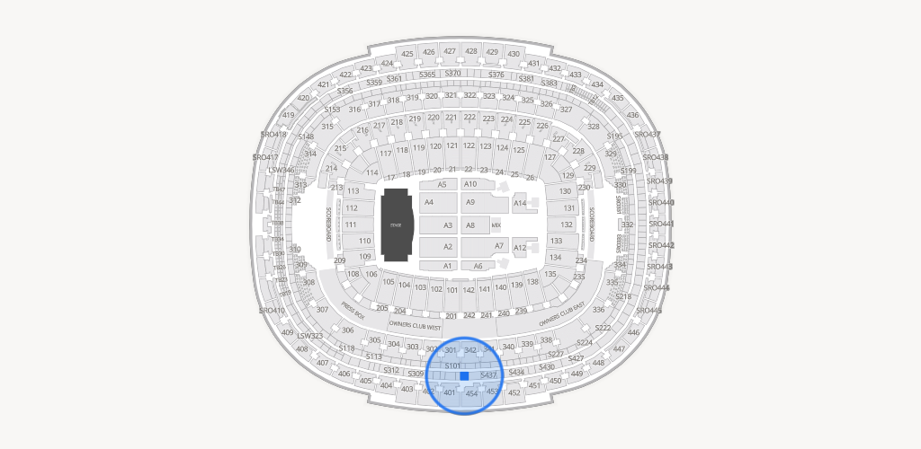 Northwest Stadium Seating Chart