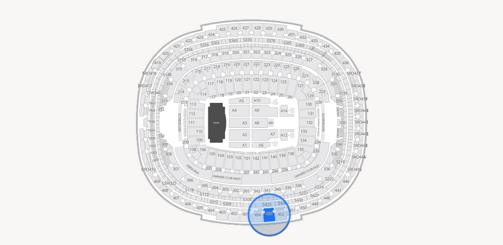 Northwest Stadium Seating Chart