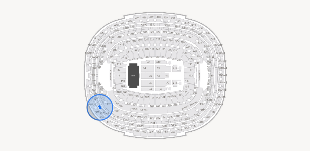 Northwest Stadium Seating Chart