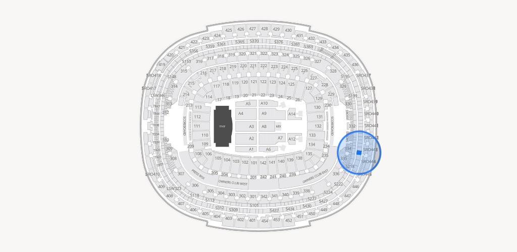 Northwest Stadium Seating Chart