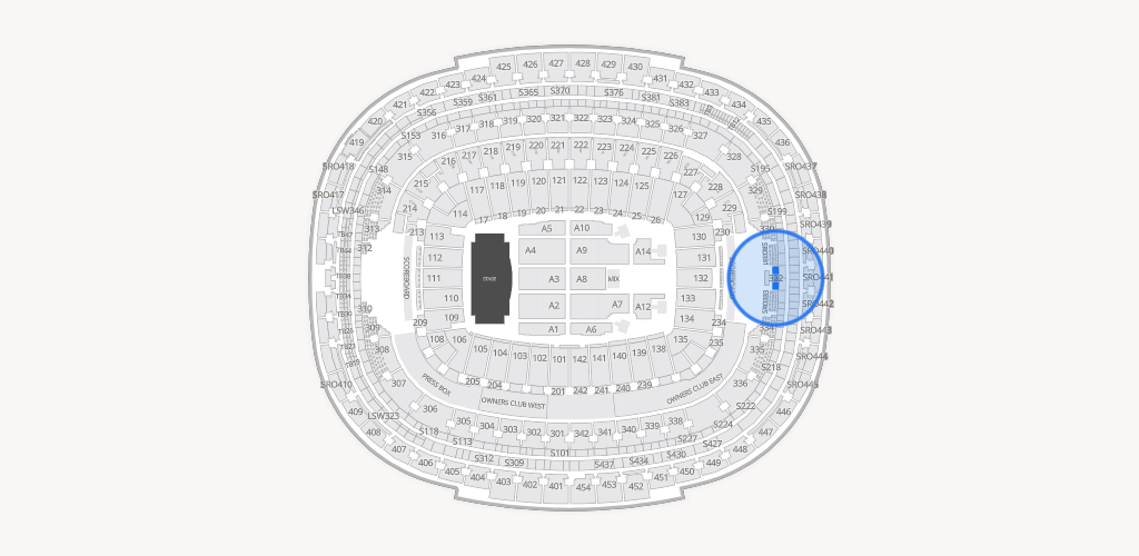 Northwest Stadium Seating Chart