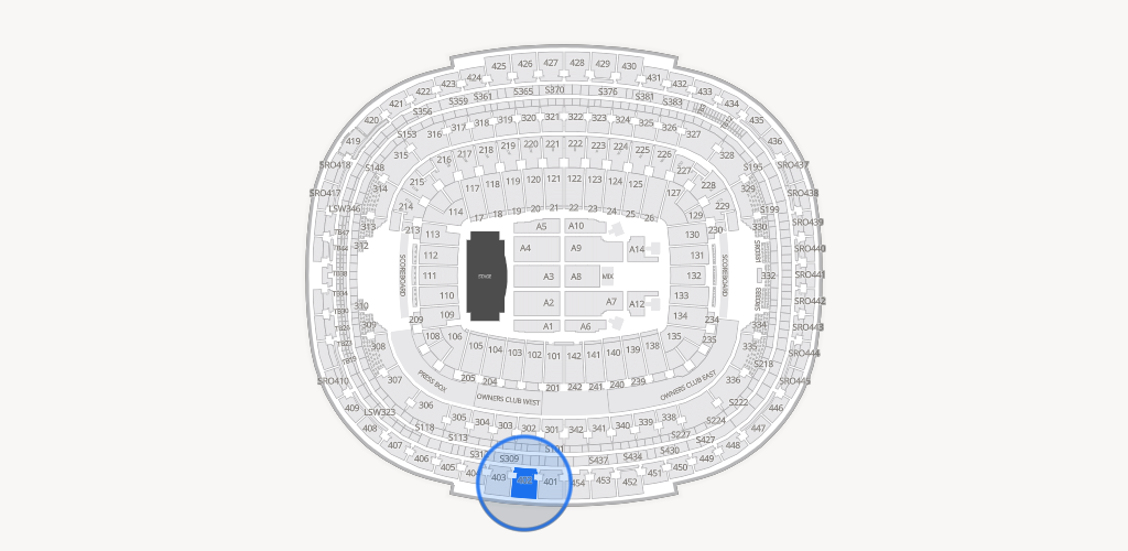 Northwest Stadium Seating Chart