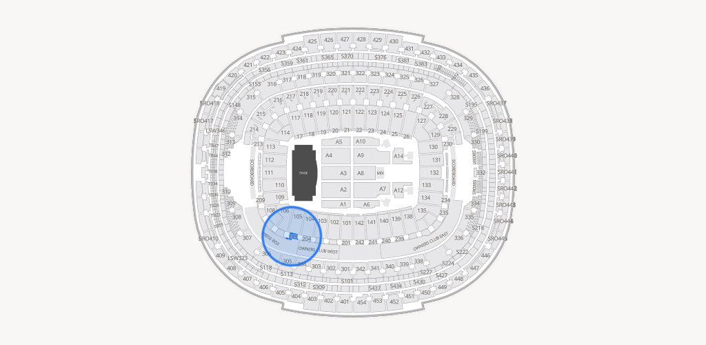 Northwest Stadium Seating Chart