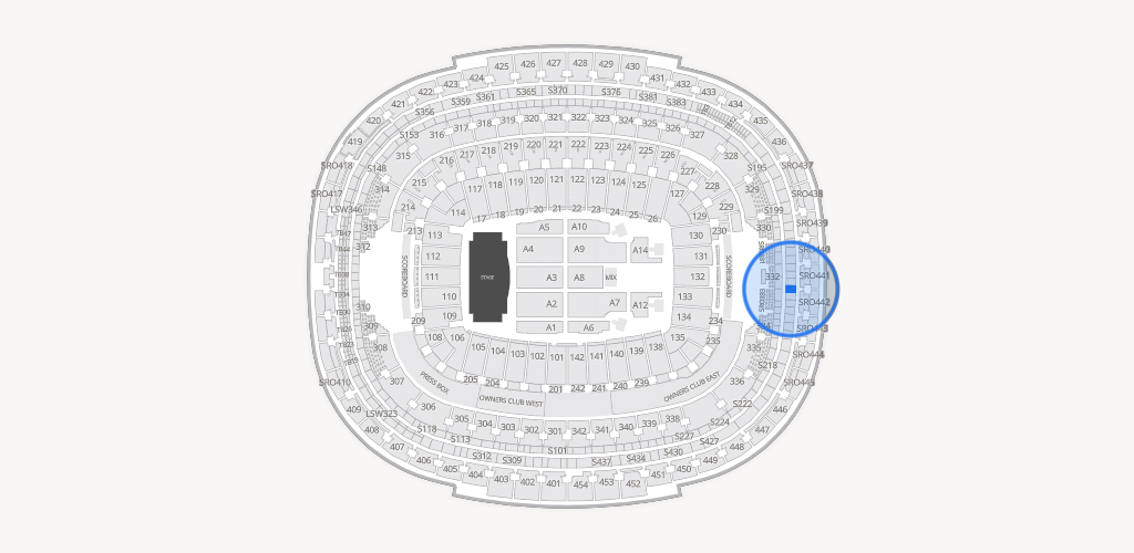 Northwest Stadium Seating Chart