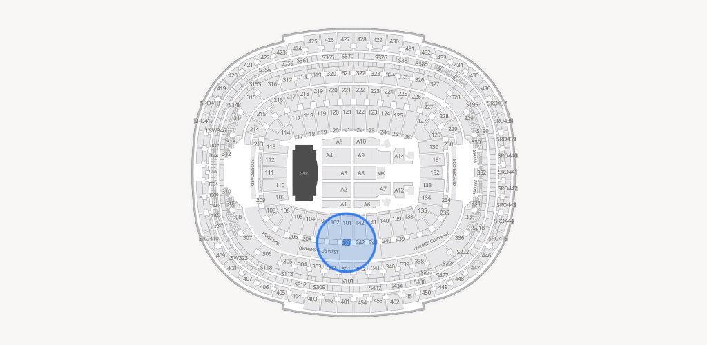 Northwest Stadium Seating Chart