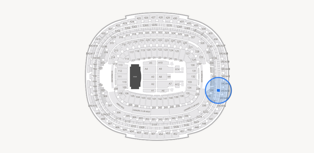 Northwest Stadium Seating Chart