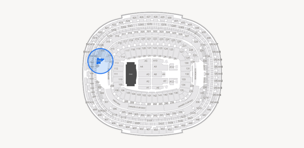 Northwest Stadium Seating Chart