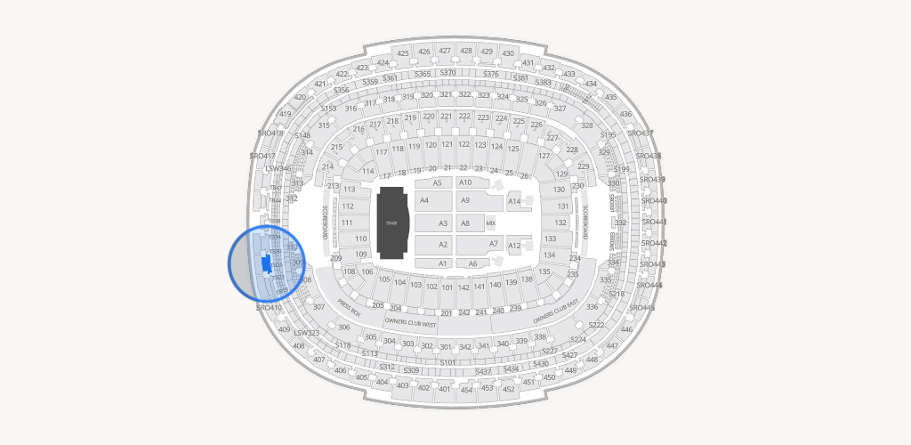 Northwest Stadium Seating Chart
