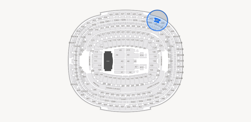 Northwest Stadium Seating Chart