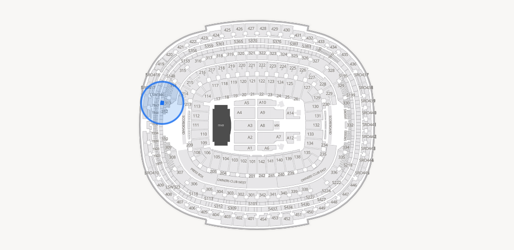Northwest Stadium Seating Chart