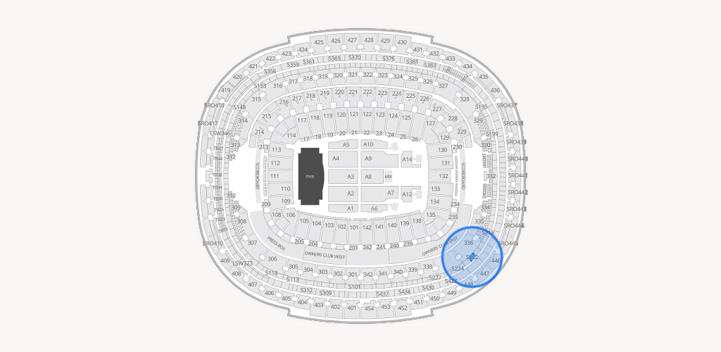 Northwest Stadium Seating Chart