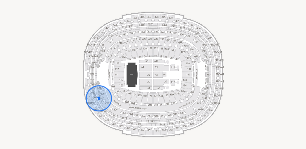 Northwest Stadium Seating Chart