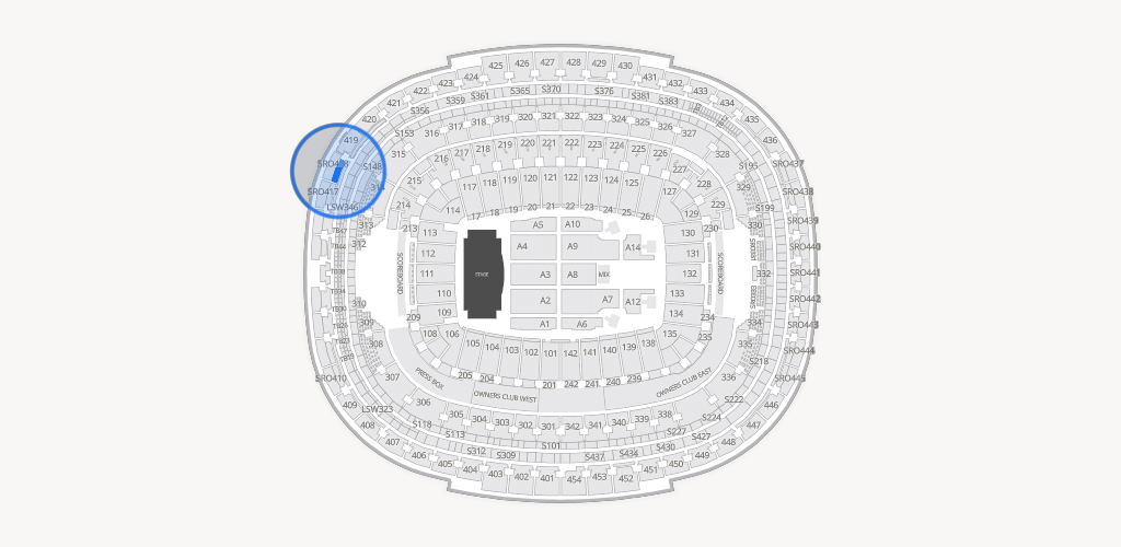 Northwest Stadium Seating Chart