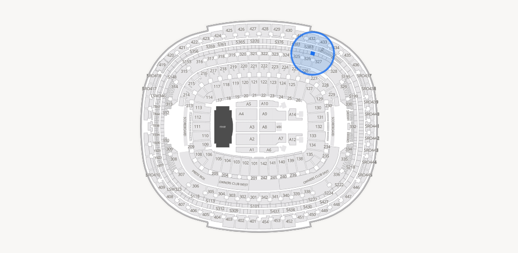 Northwest Stadium Seating Chart