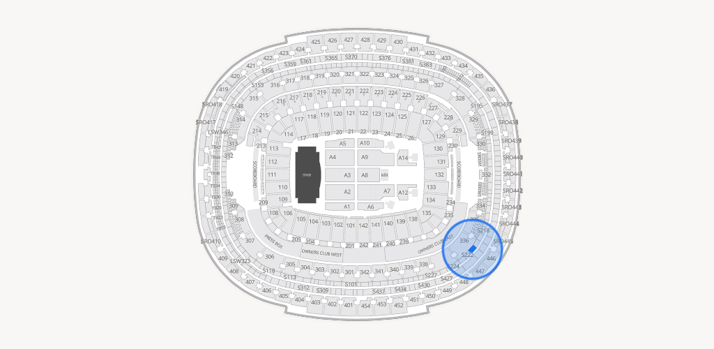 Northwest Stadium Seating Chart