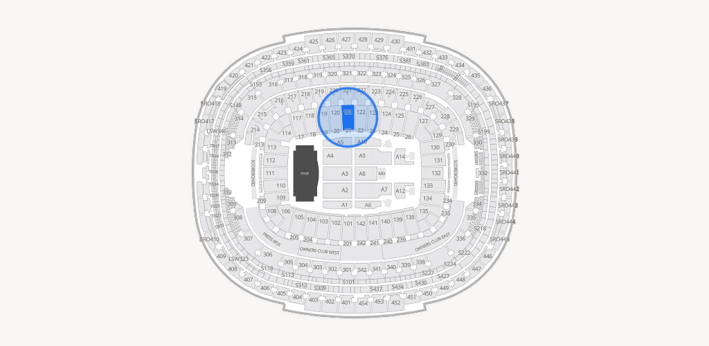Northwest Stadium Seating Chart