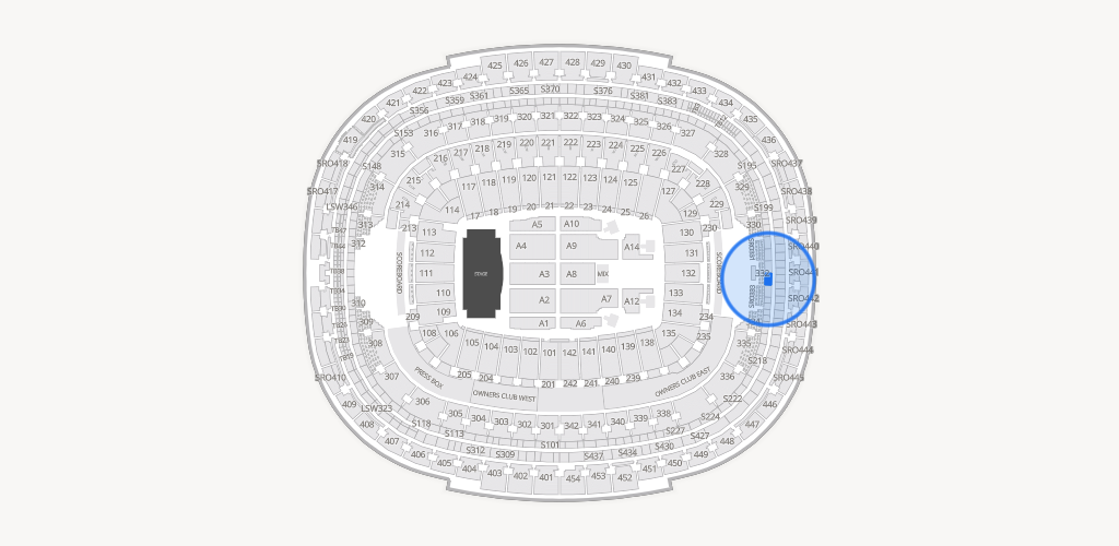 Northwest Stadium Seating Chart