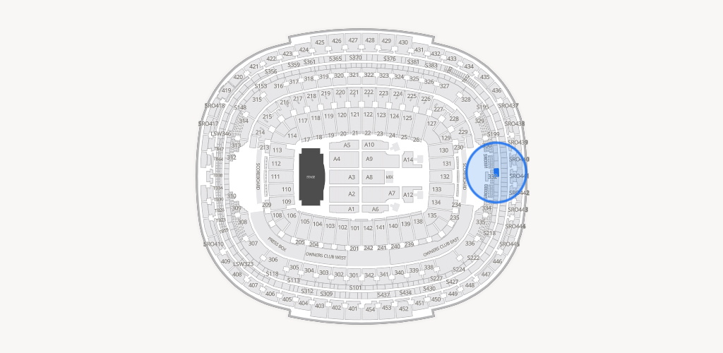 Northwest Stadium Seating Chart
