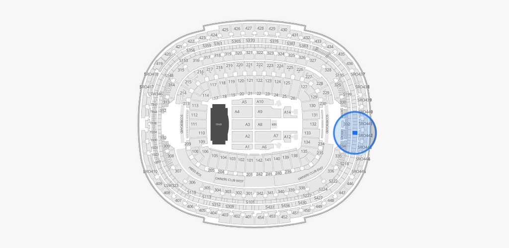 Northwest Stadium Seating Chart