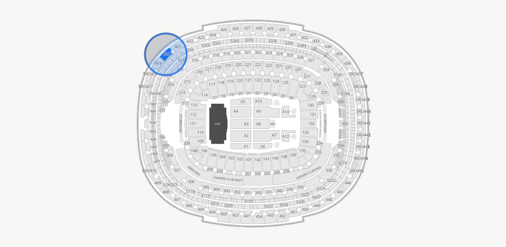 Northwest Stadium Seating Chart