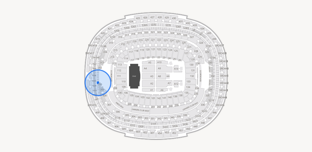 Northwest Stadium Seating Chart