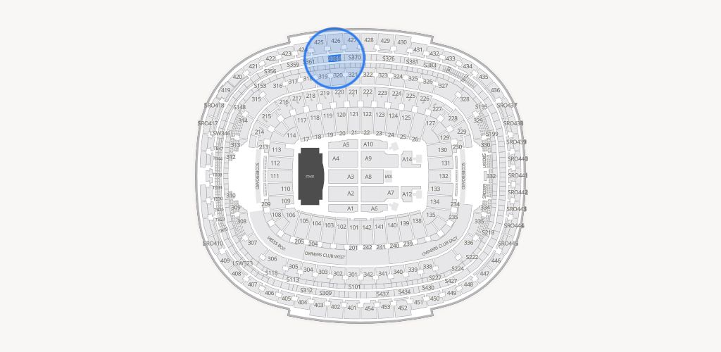 Northwest Stadium Seating Chart
