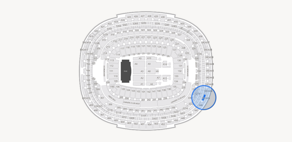 Northwest Stadium Seating Chart