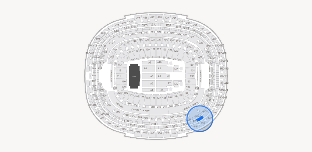 Northwest Stadium Seating Chart