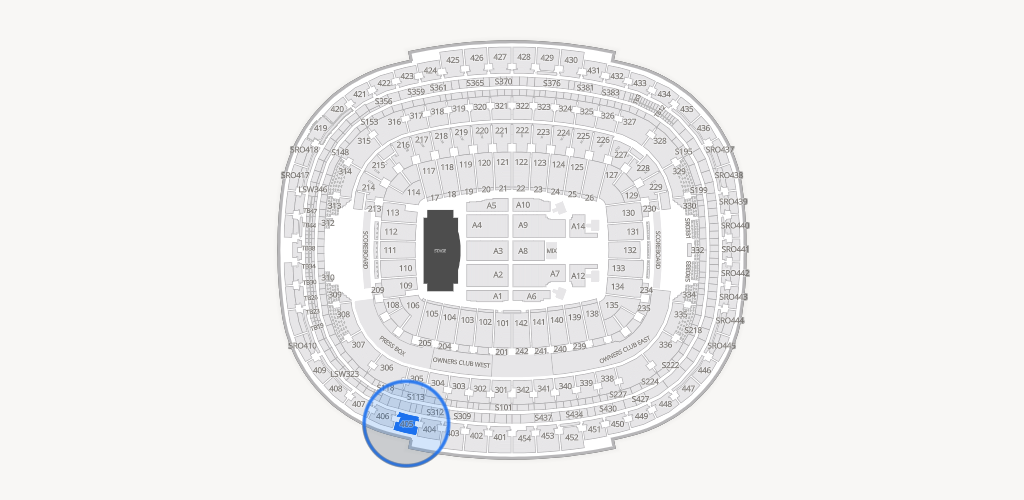 Northwest Stadium Seating Chart