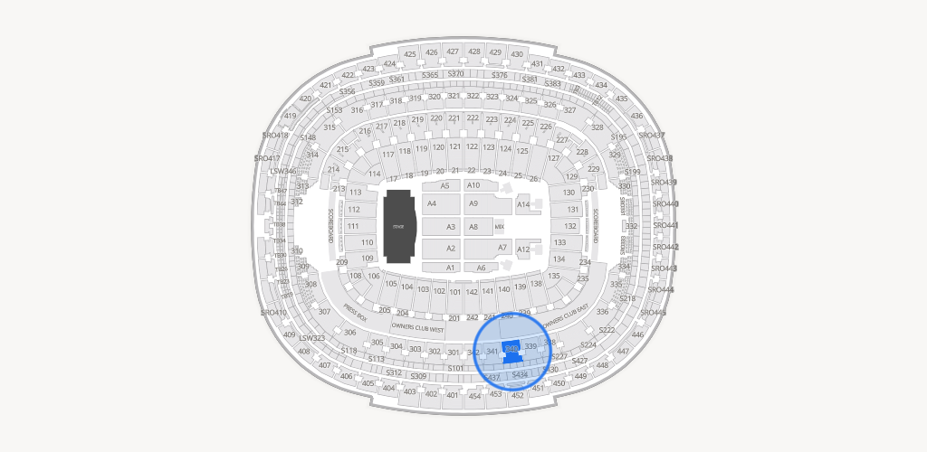 Northwest Stadium Seating Chart