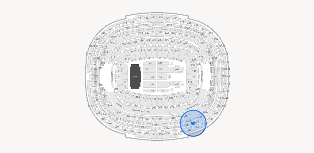 Northwest Stadium Seating Chart