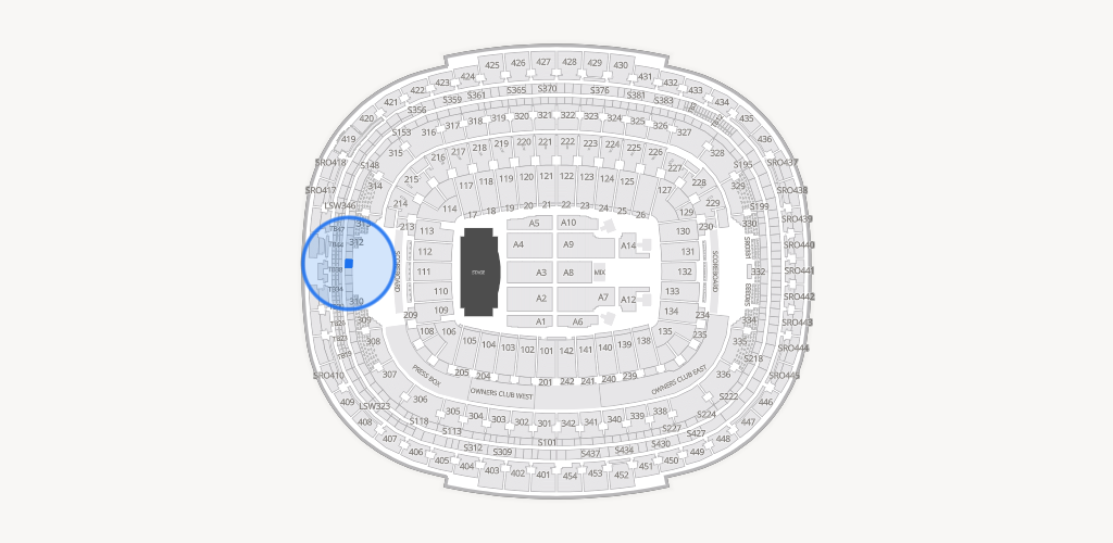 Northwest Stadium Seating Chart