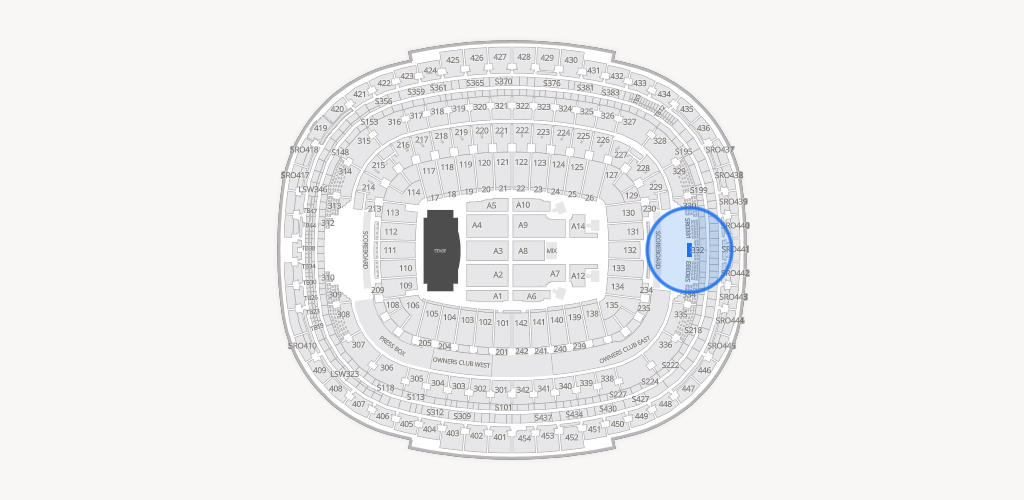 Northwest Stadium Seating Chart
