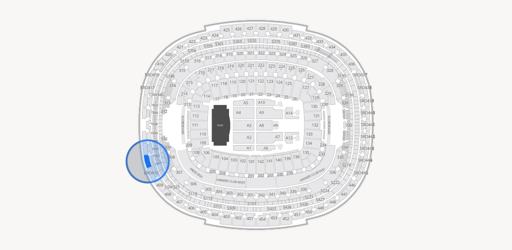 Northwest Stadium Seating Chart