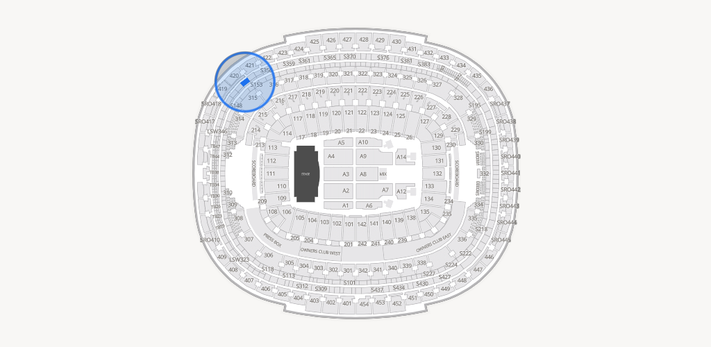 Northwest Stadium Seating Chart