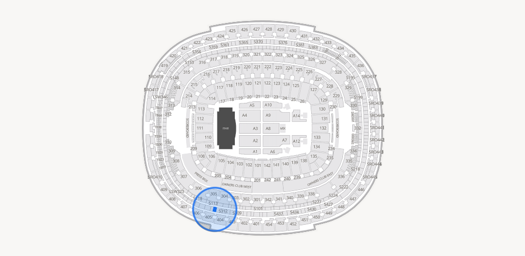 Northwest Stadium Seating Chart