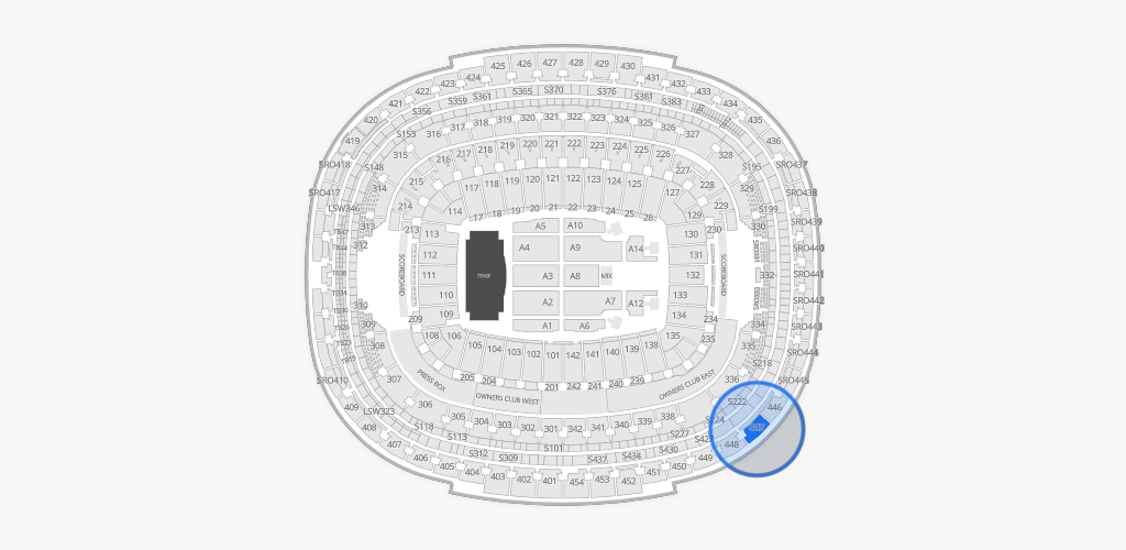 Northwest Stadium Seating Chart