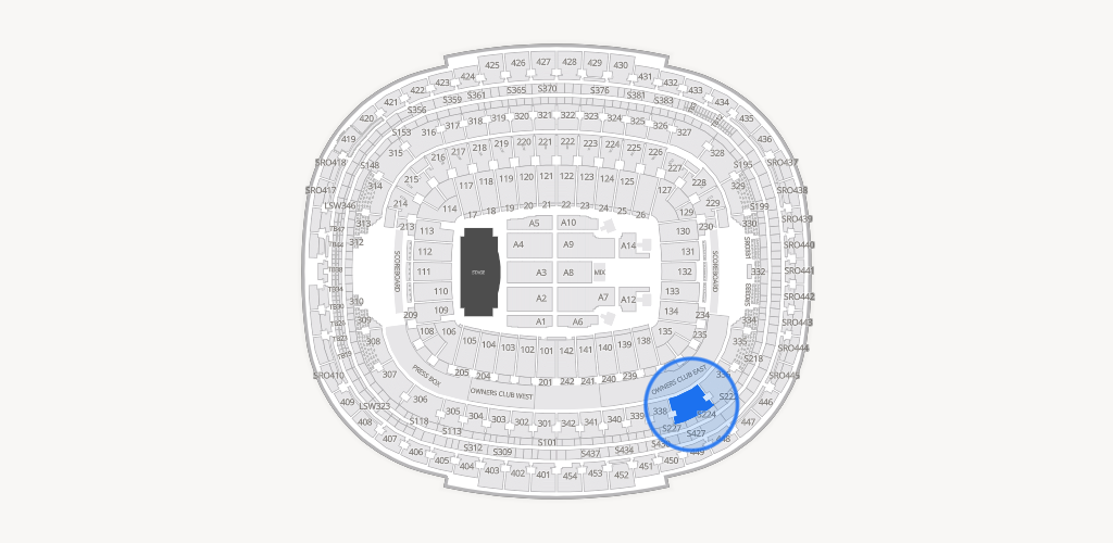 Northwest Stadium Seating Chart